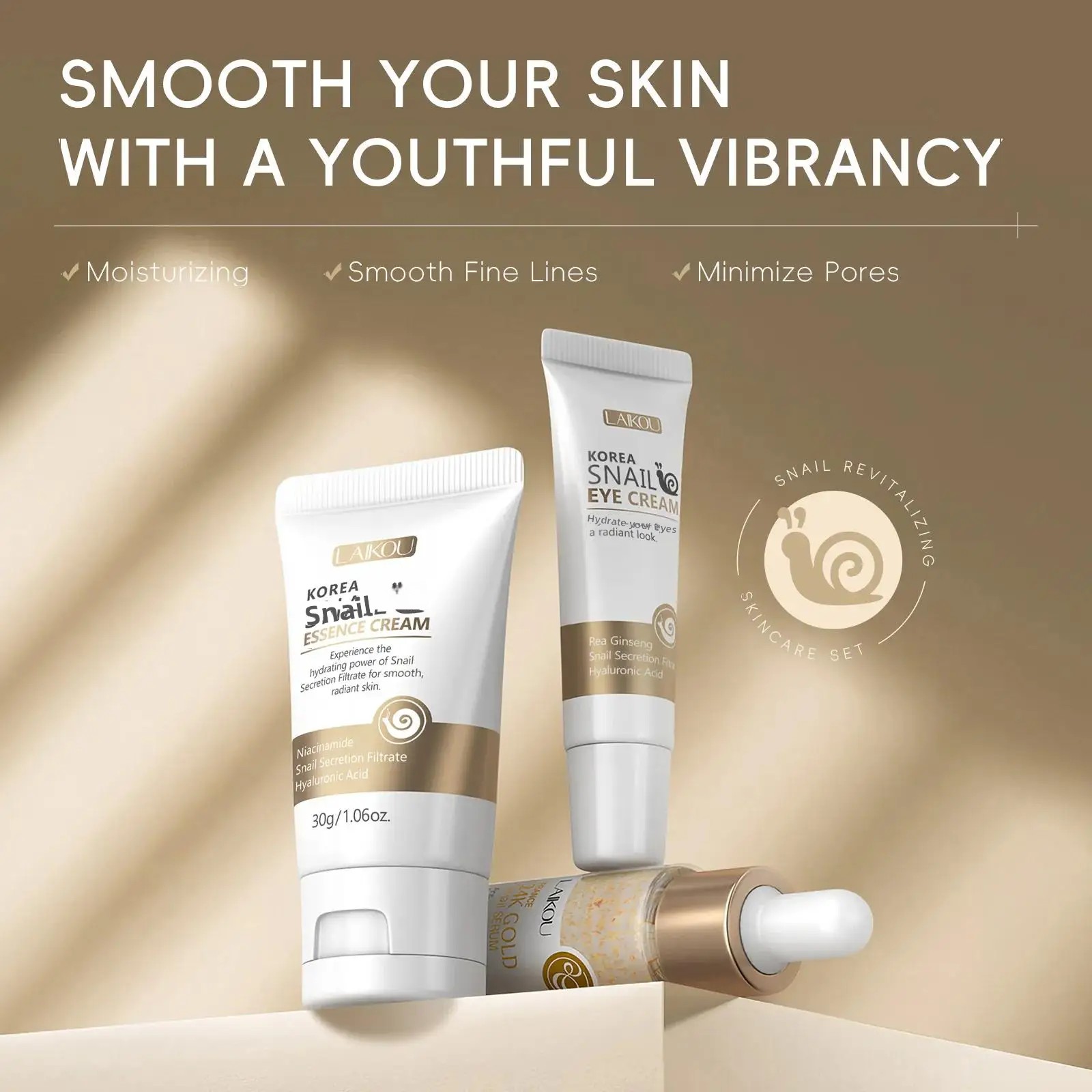 Zestaw serum, kremu pod oczy i – Luxury Skincare Set For Women recenzja i cena