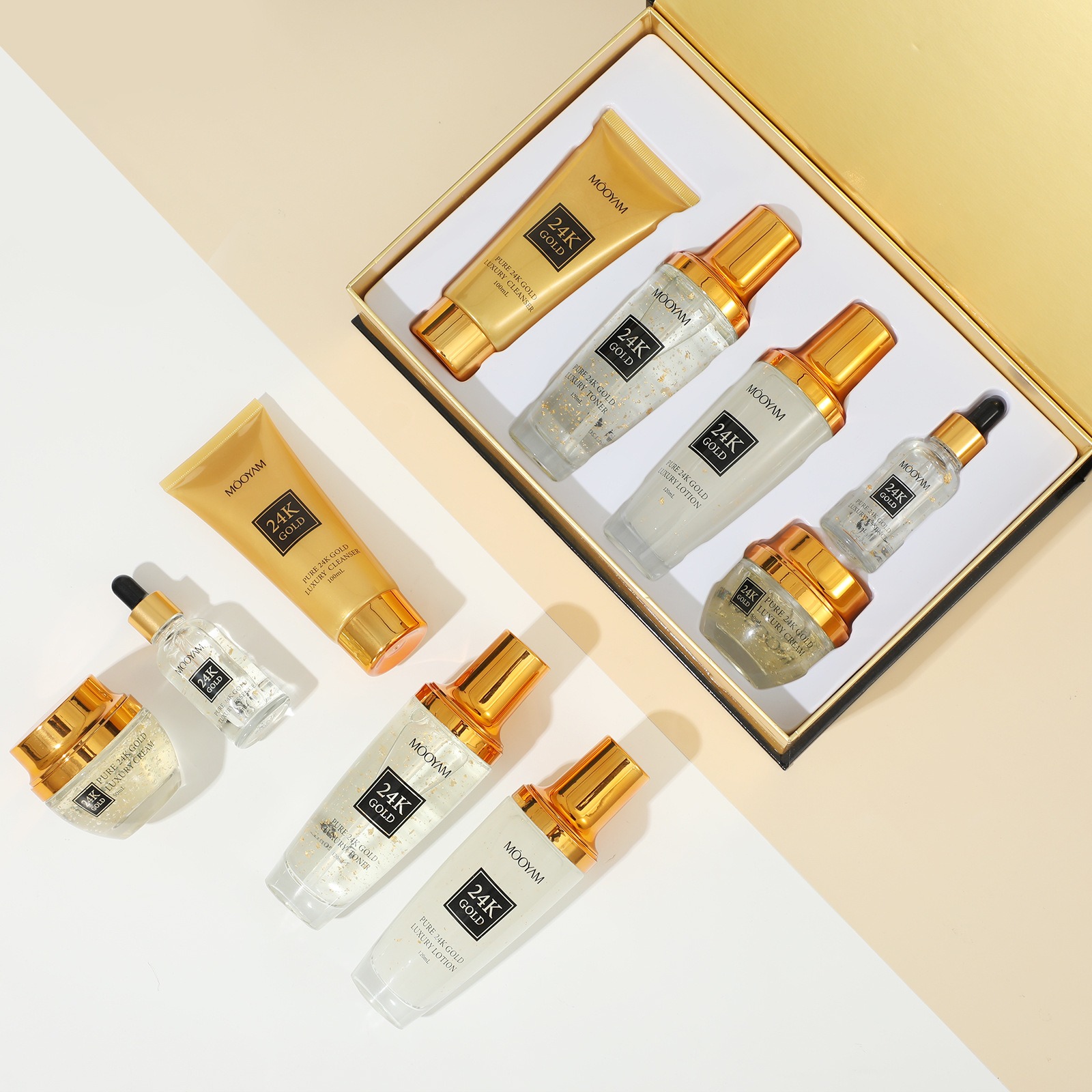 Złoty zestaw 24K LUXURY nawilż – Luxury Skincare Moisturizer recenzja i cena